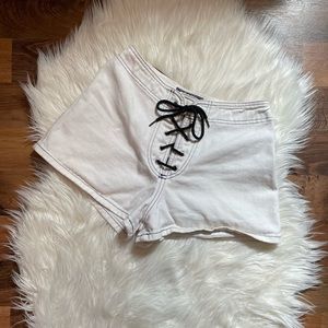 Festival Style Lace-Up Shorts